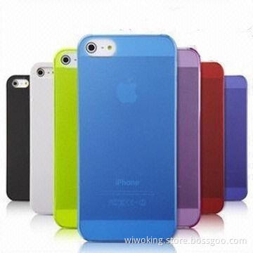Ultra-thin Clear Cases for iPhone 5, Made of PC Material
